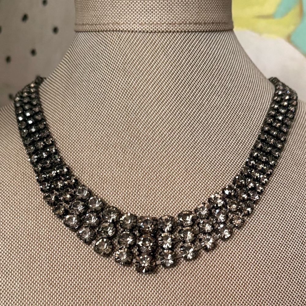 NWT J.Crew Crystal Collar Necklace